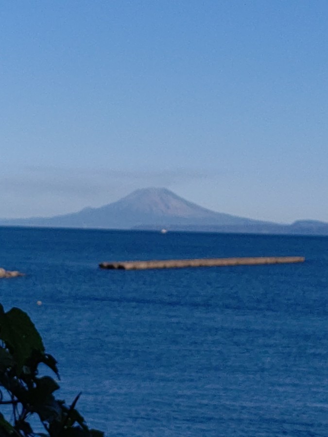 今朝の桜島🌋