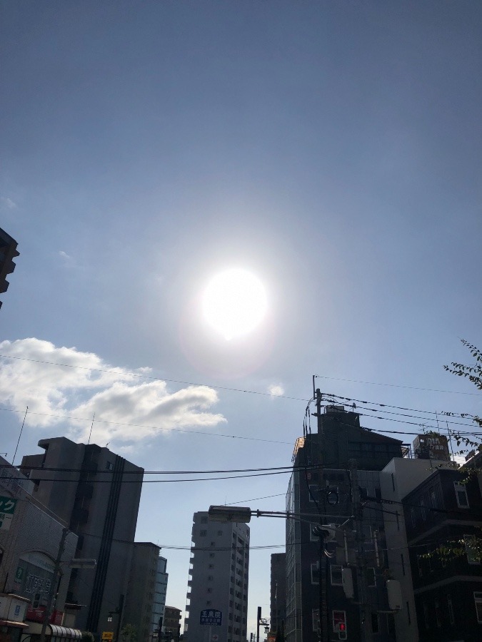 水前寺駅前の空