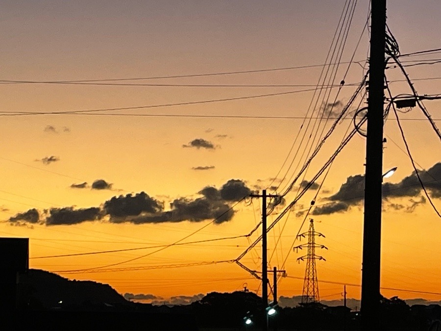 今朝の空