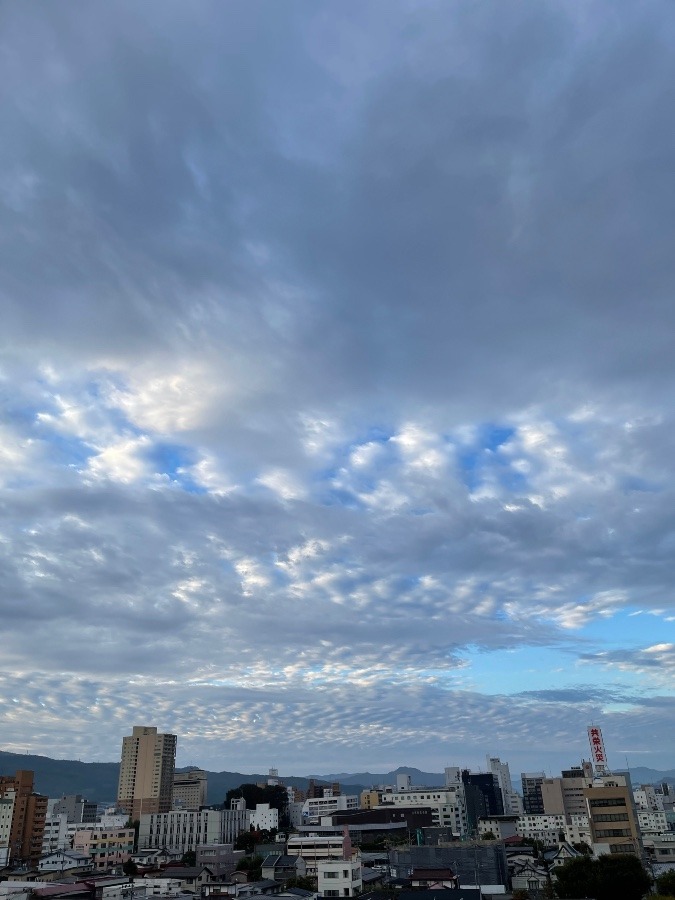 今朝の空