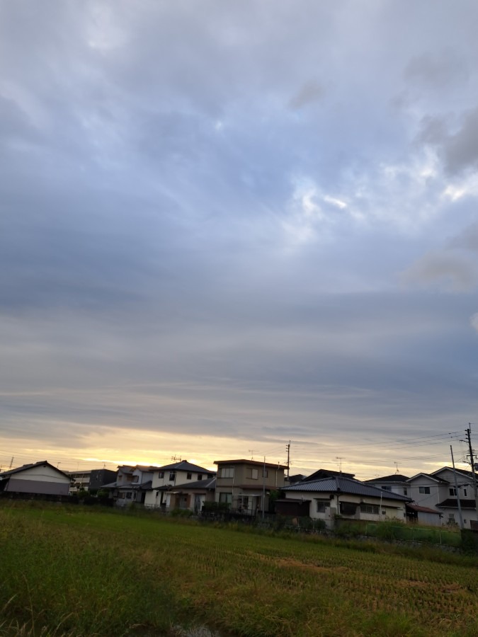 10/10　今朝の空