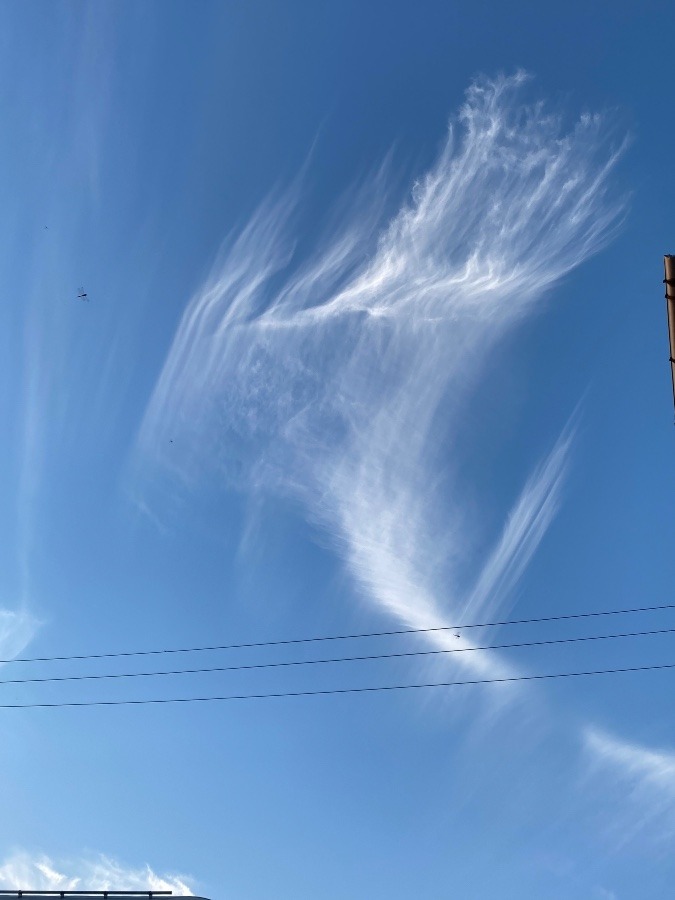 今日の雲は😃😃😃