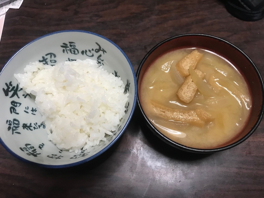 朝の男飯……