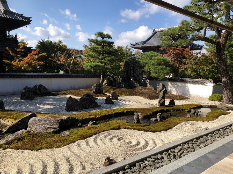 山口県周南市　漢陽寺　曲水の庭