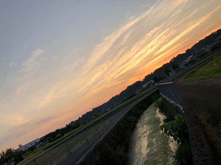 ☀️昨日の夕焼け