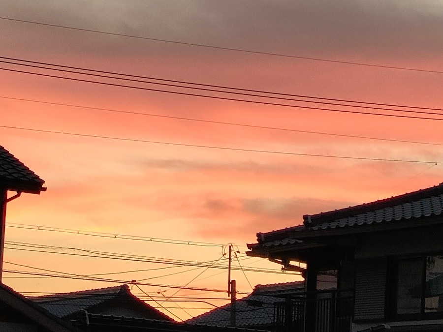 10/1の夕焼け