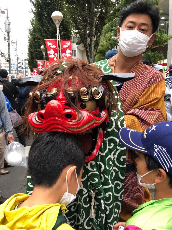 ところざわまつり、獅子舞