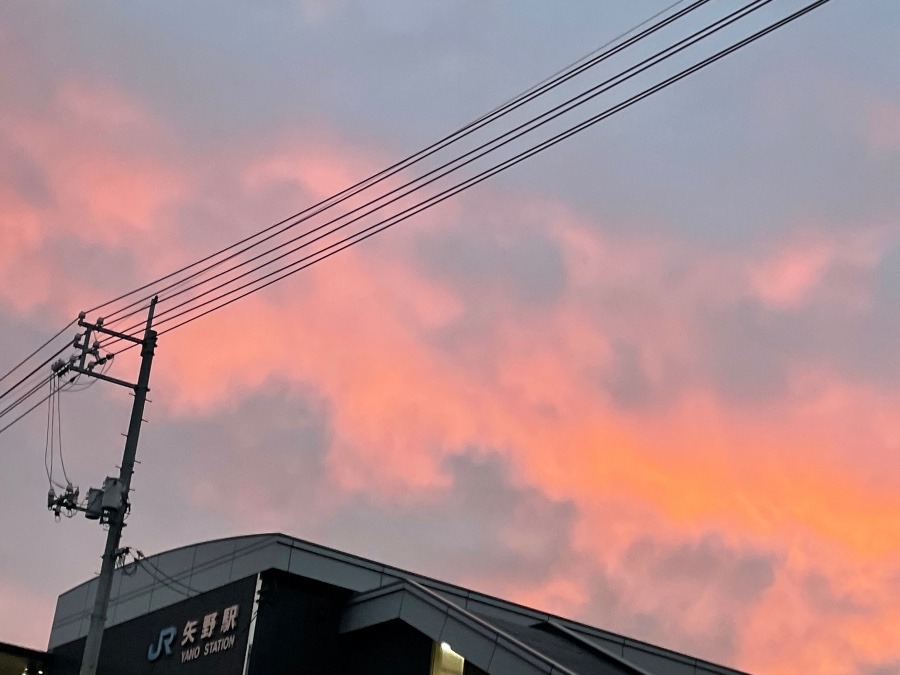 今日の広島の朝空☺️