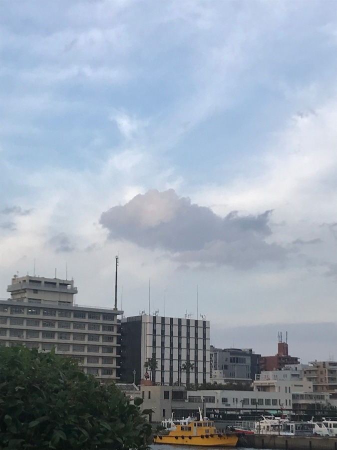 名古屋港から見た空〜