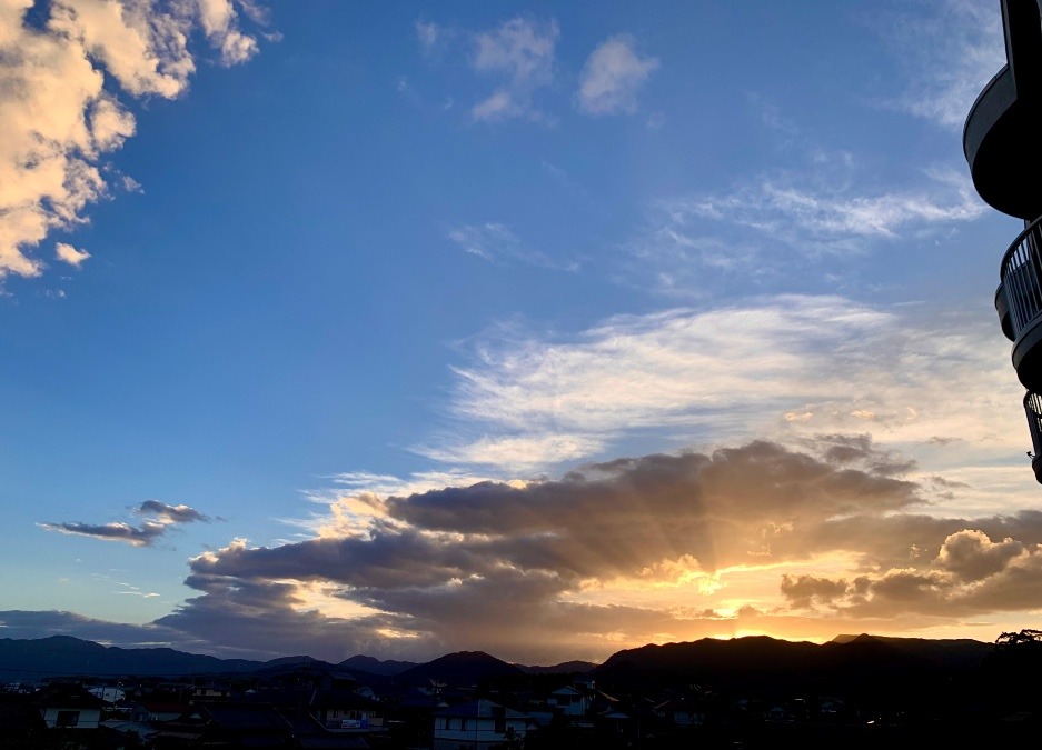 今日の空