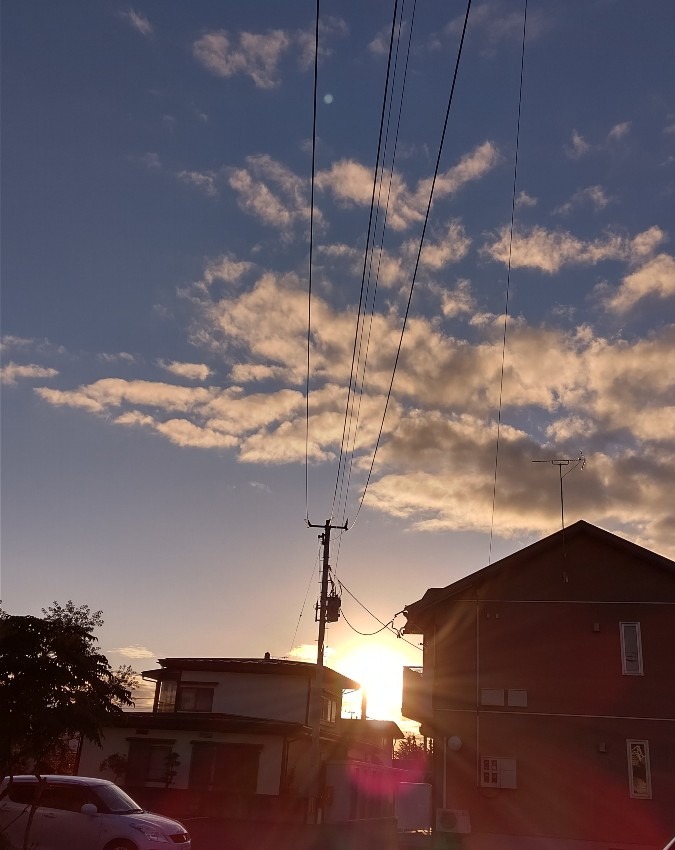 夕陽と夕焼け🌇🌇