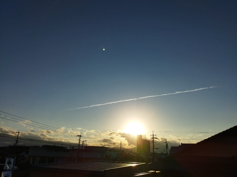 都城市（2022/10/21）今朝も晴れてます😊↗️（東の空）③