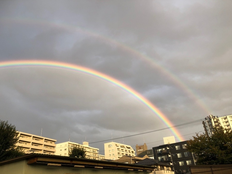 二重の虹🌈