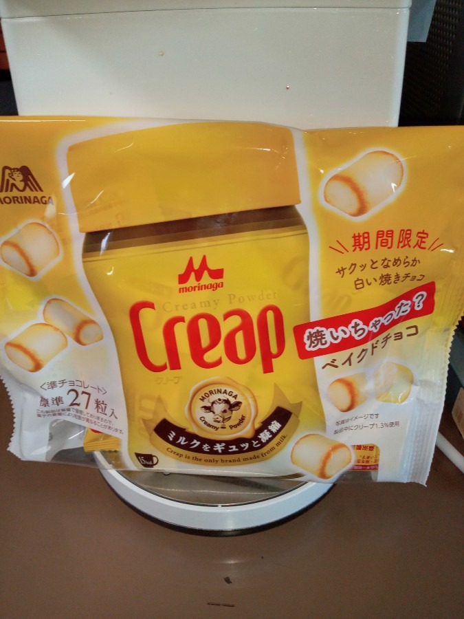 Creapがお菓子に❔