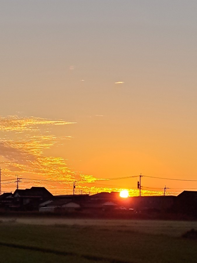 10/21　今朝の空