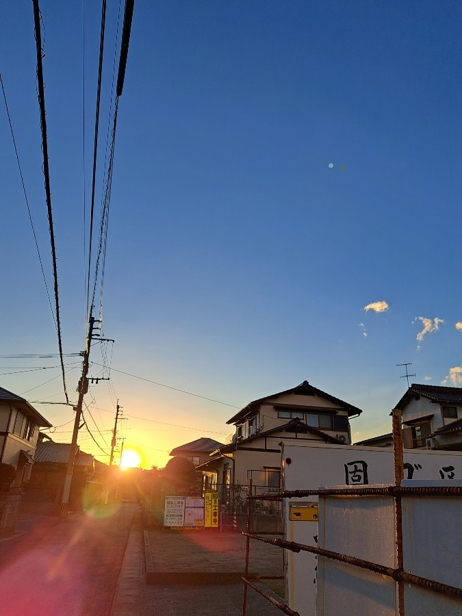 10/19　夕空