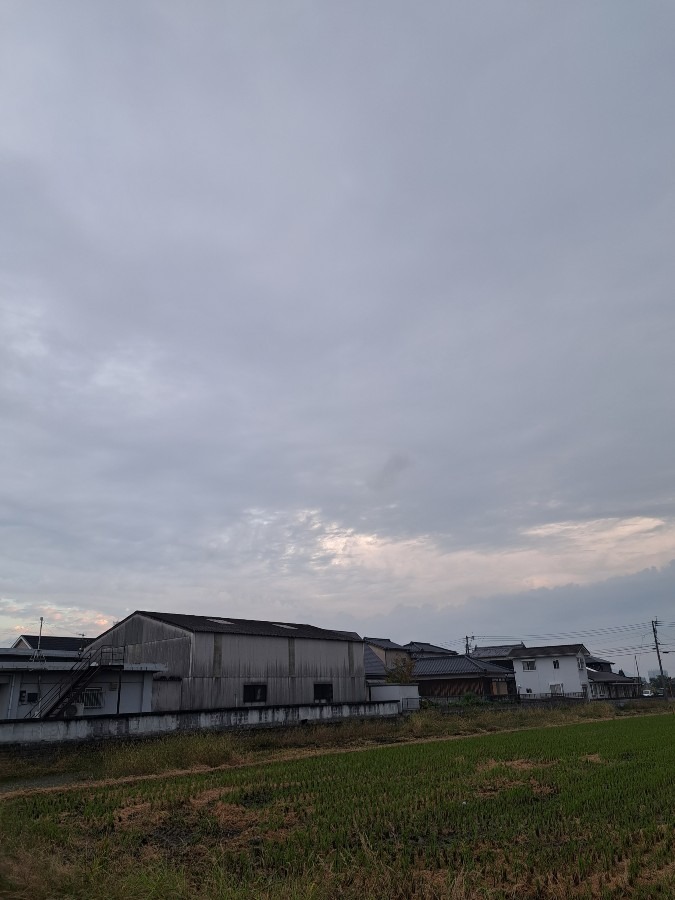 10/17　今朝の空