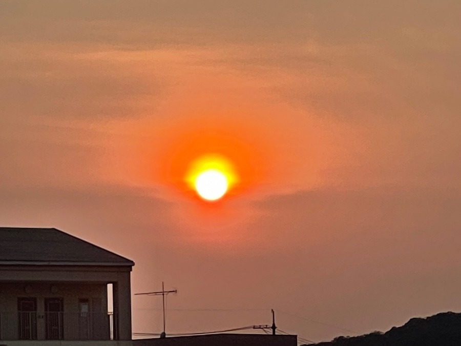 夕方の空　6時頃