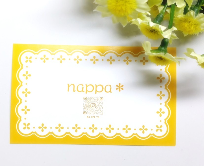 nappa*ショップカード完成✨
