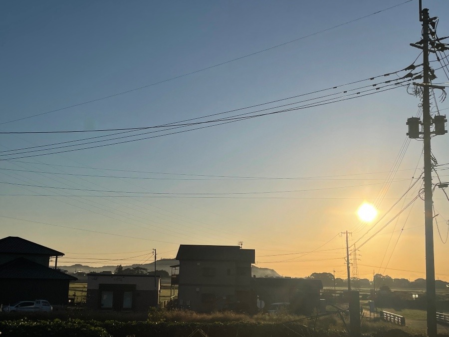 今朝の空