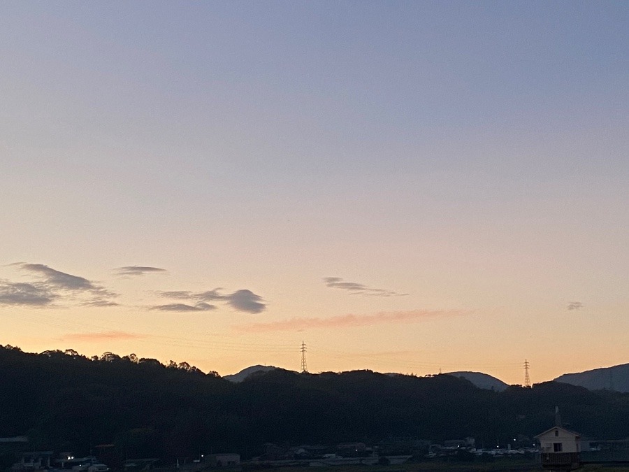 今朝の空　10/4