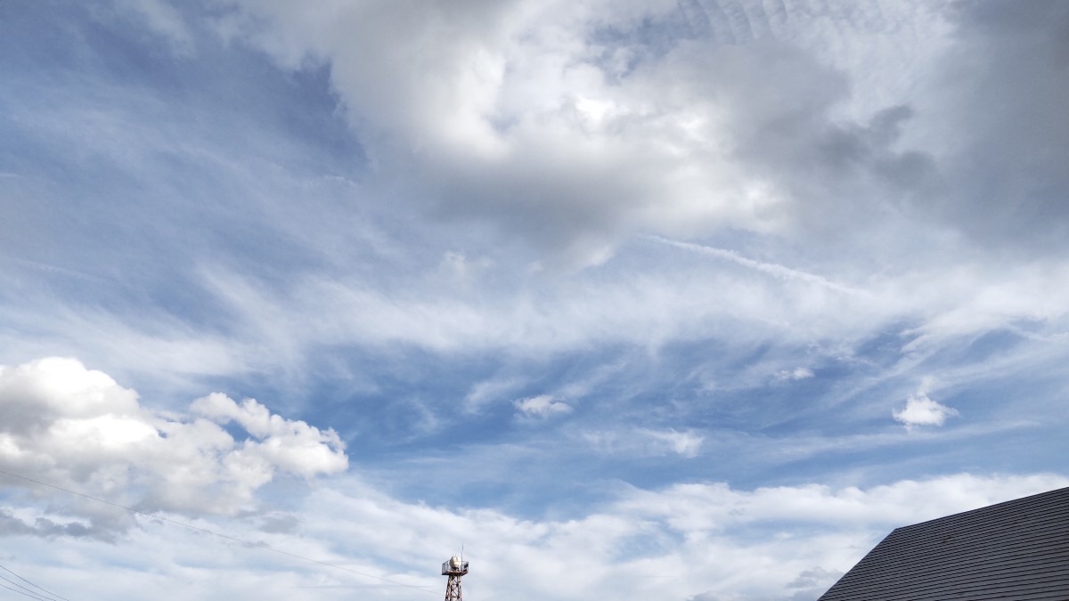 今日の、午後イチの空！