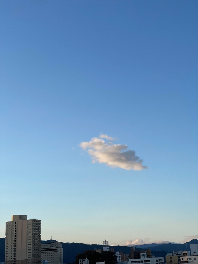 今朝の空