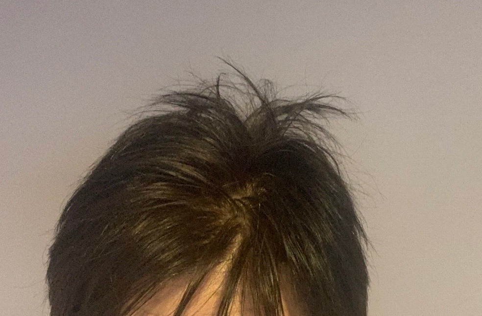 今朝の寝癖^_^