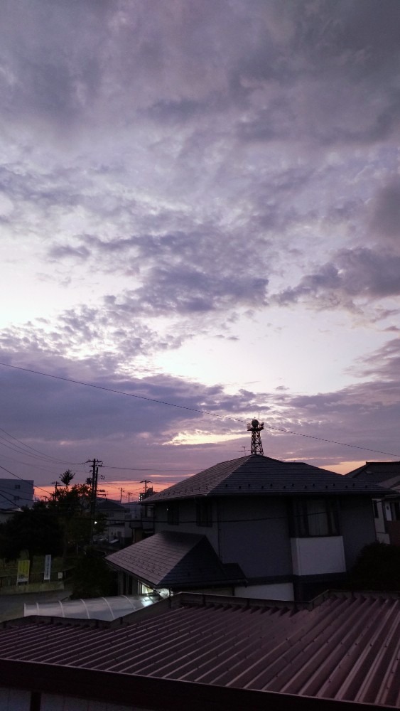 夜明け前の空！