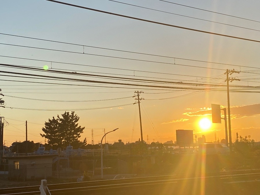 今日の夕陽