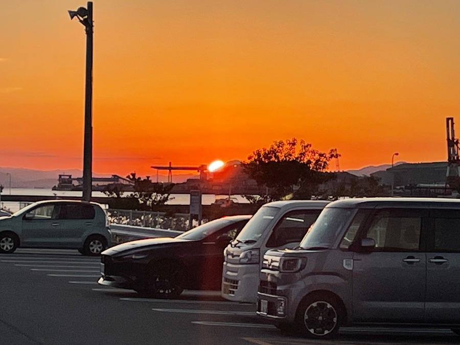 夕日