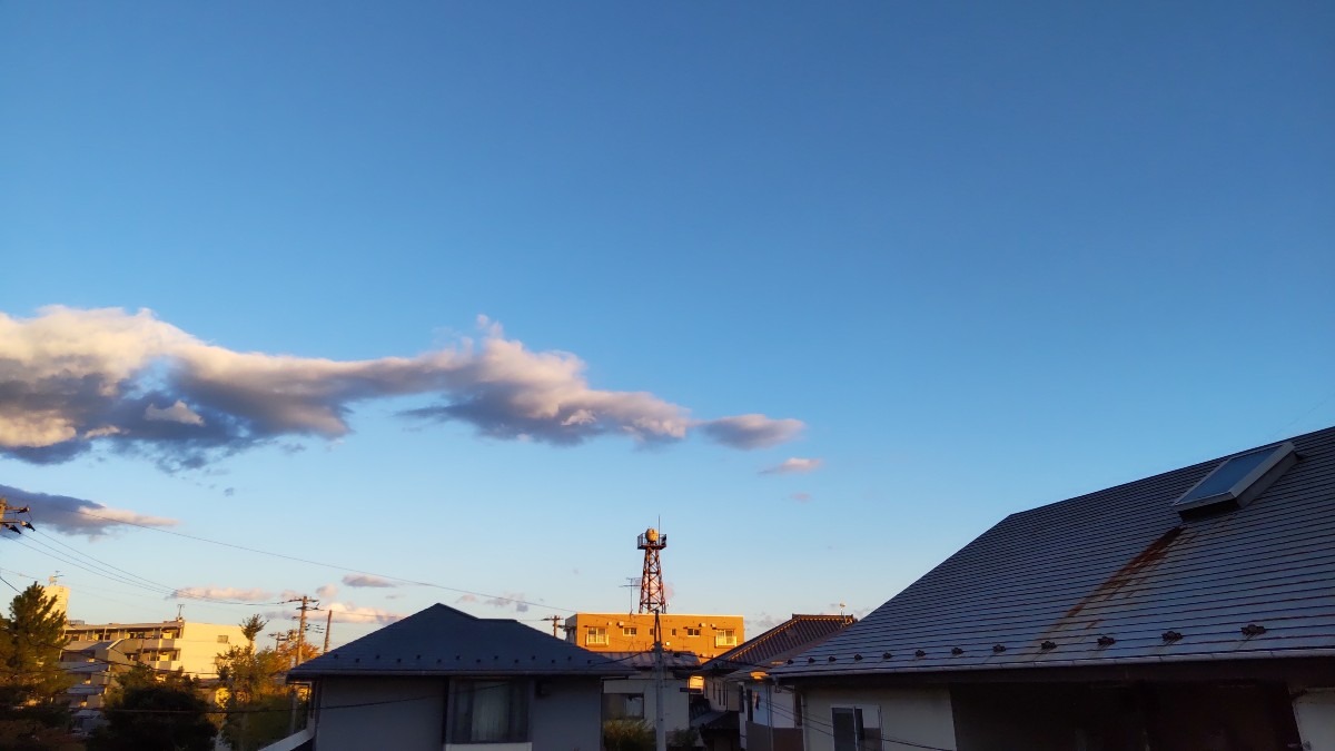 静かな夕陽の輝き❗️