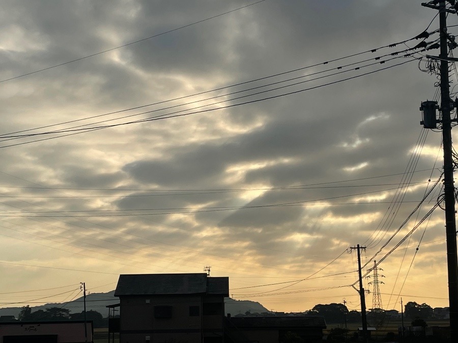 今朝の空