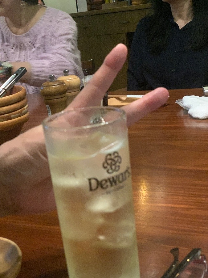 ピース❗️乾杯❗️