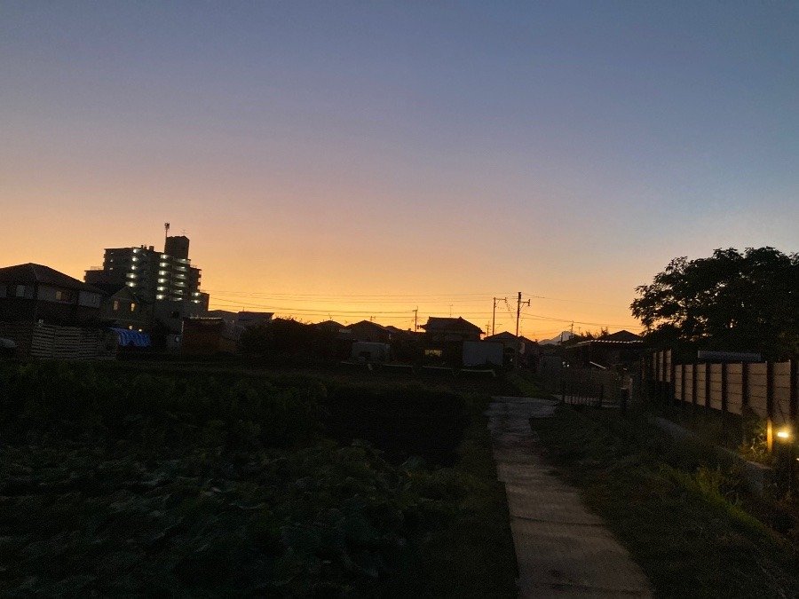 夕方の空