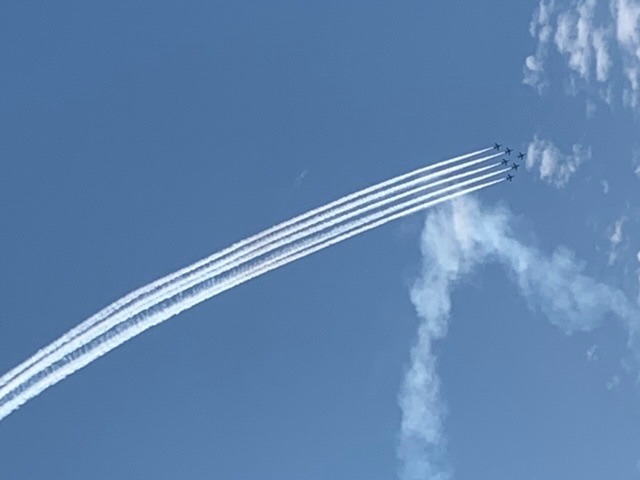 自衛隊浜松基地　航空ショー総合練習