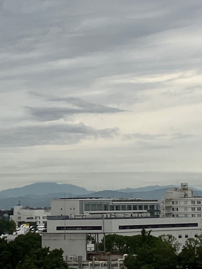 今朝の富士山