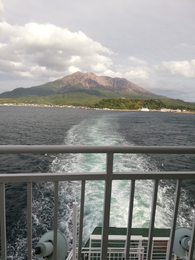 フェリーから桜島