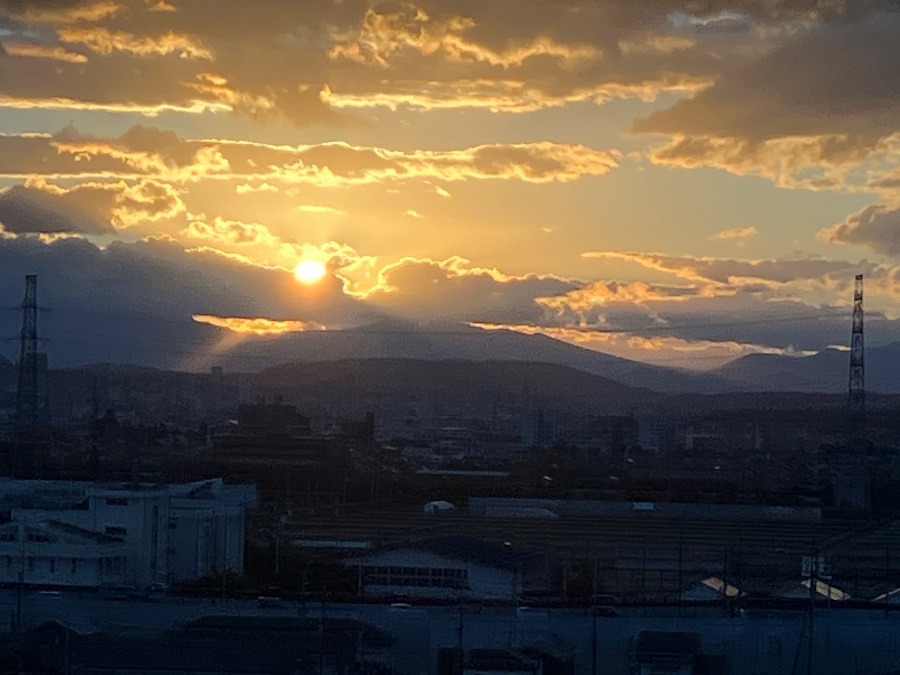 今日の夕陽