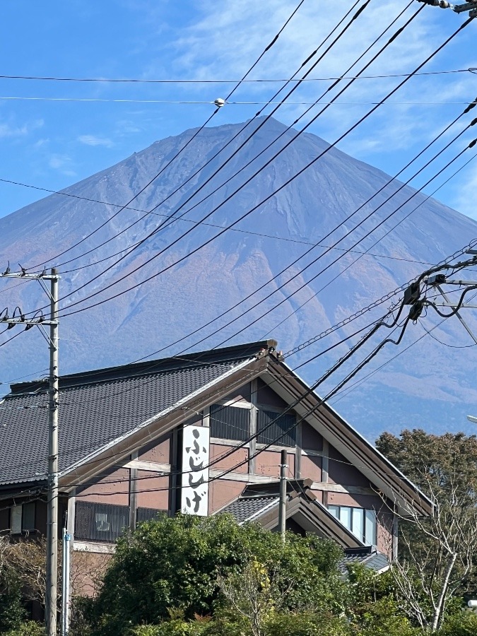 “ふじしげ”と富士山
