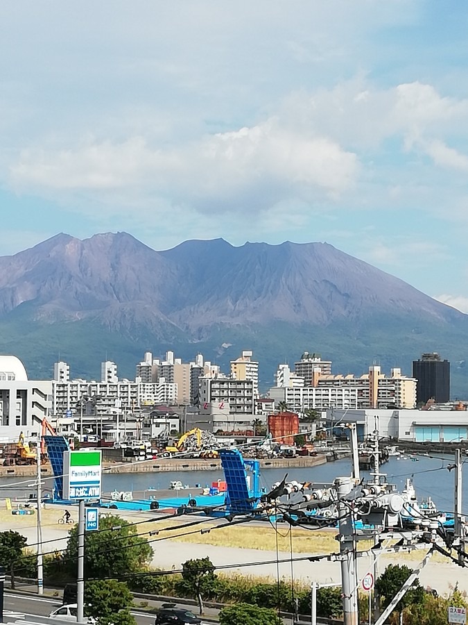 今日の桜島!