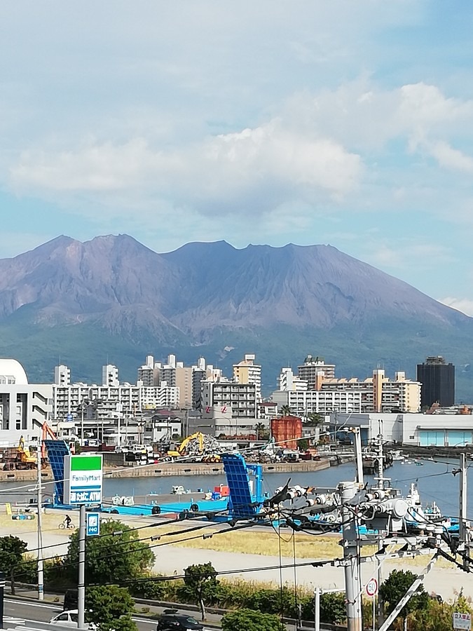 今日の桜島!