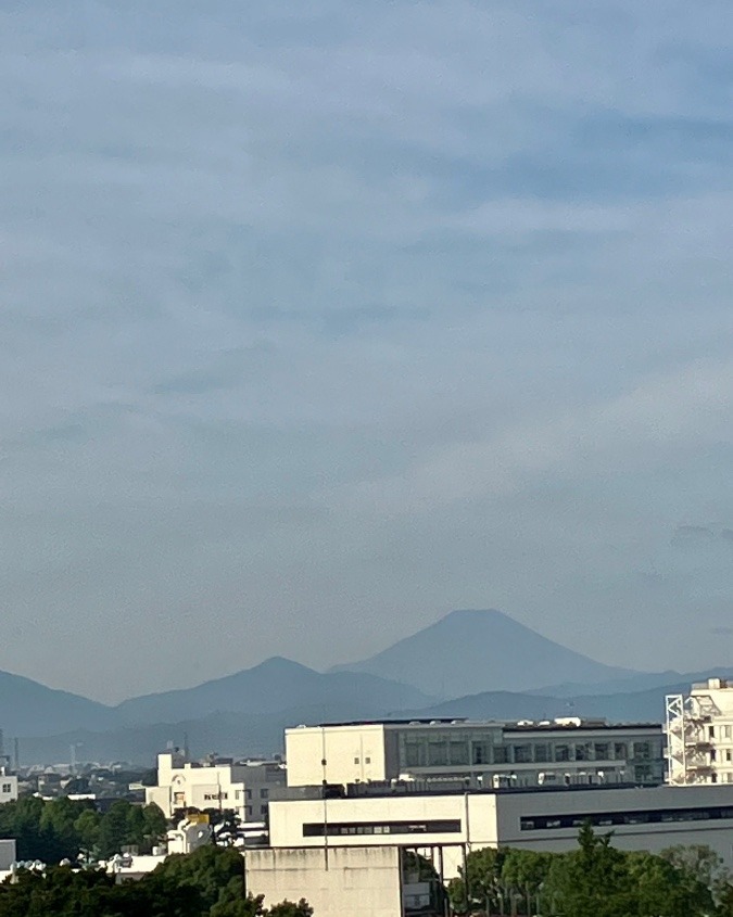 今朝の富士山