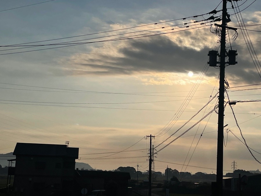 今朝の空