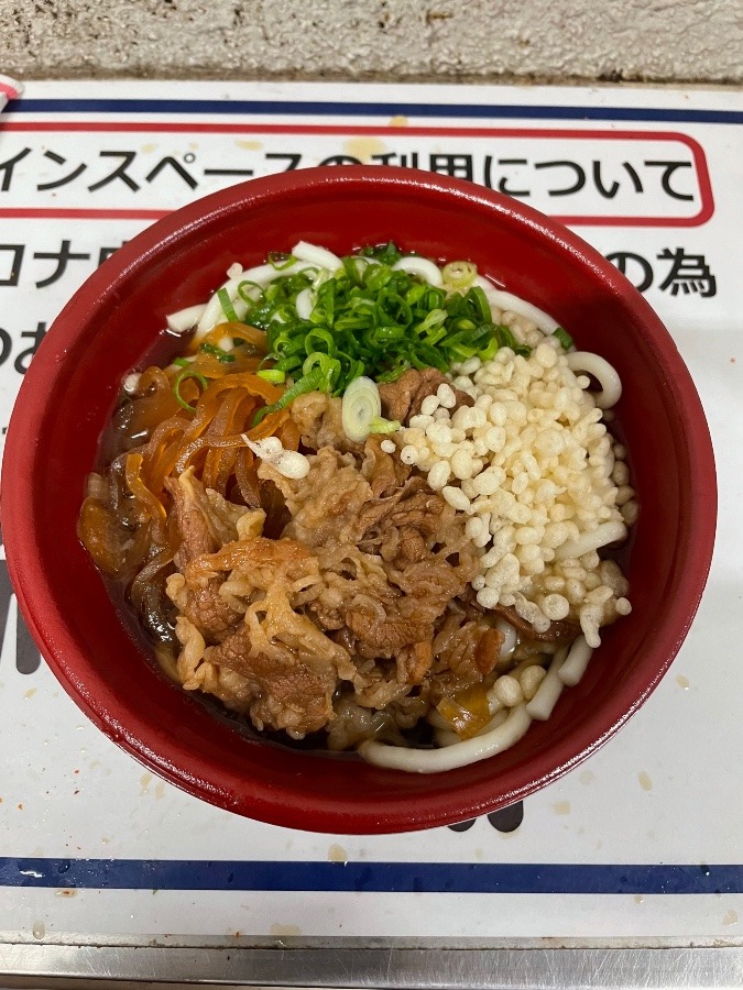 肉うどん🍜