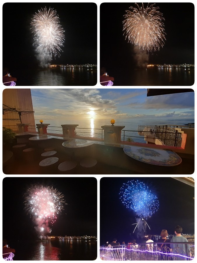 沖縄北谷バーベキュー大会の花火💣➰🎆