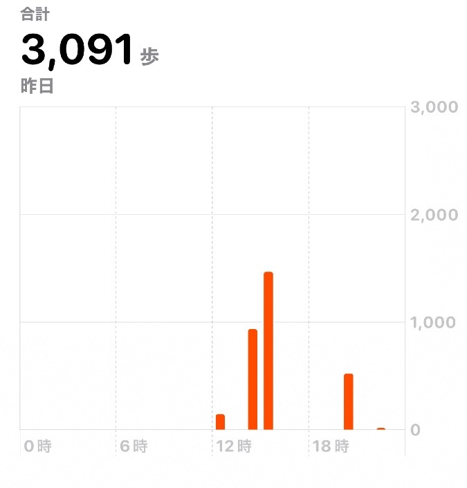 3091歩　ウォーキング11/23