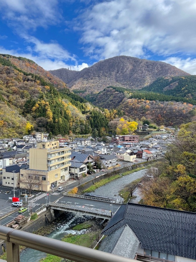 温海温泉の風景