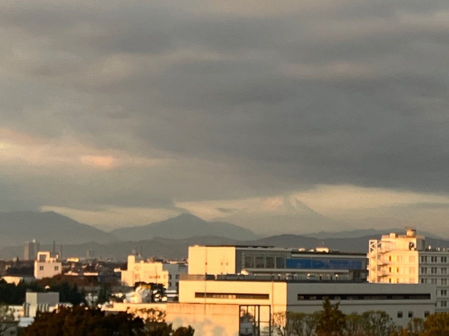 今朝の富士山