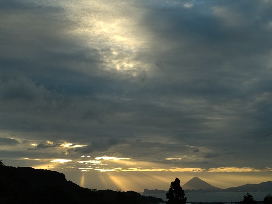 城元洞門～昨日の夕焼け🌆